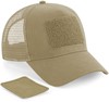 Beechfield CB641 Removable Patch Snapback Trucker - Desert Sand - One Size afbeelding