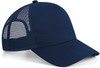 Beechfield CB642 Microknit Snapback Trucker - French Navy - One Size afbeelding