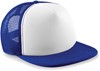 Beechfield CB645 Vintage Snapback Trucker Cap - Bright Royal/White - One Size afbeelding