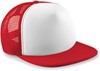 Beechfield CB645 Vintage Snapback Trucker Cap - Classic Red/White - One Size afbeelding