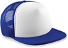 Beechfield CB645b Junior Vintage Snapback Trucker - Bright Royal/White - One Size afbeelding