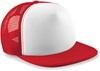 Beechfield CB645b Junior Vintage Snapback Trucker - Classic Red/White - One Size afbeelding