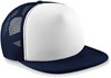 Beechfield CB645b Junior Vintage Snapback Trucker - French Navy/White - One Size afbeelding