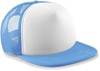 Beechfield CB645b Junior Vintage Snapback Trucker - Sky Blue/White - One Size afbeelding
