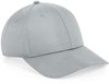 Beechfield CB648 Urbanwear 6 Panel Snapback - Light Grey - One Size afbeelding