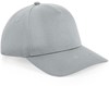 Beechfield CB649 Urbanwear 5 Panel Snapback - Light Grey - One Size afbeelding