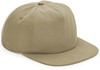 Beechfield CB64N Organic Cotton Unstructured 5 Panel Cap - Desert Sand - One Size afbeelding