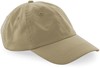 Beechfield CB652N Organic Cotton 6 Panel Dad Cap - Desert Sand - One Size afbeelding