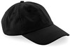 Beechfield CB653 Low Profile 6 Panel Dad Cap - Black - One Size afbeelding