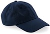 Beechfield CB653 Low Profile 6 Panel Dad Cap - Navy - One Size afbeelding