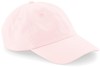 Beechfield CB653 Low Profile 6 Panel Dad Cap - Pastel Pink - One Size afbeelding