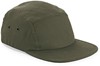 Beechfield CB654 Canvas 5 Panel Camper Cap - Olive Green - One Size afbeelding