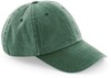 Beechfield CB655 Low Profile Vintage Cap - Vintage Bottle Green - One Size afbeelding