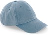 Beechfield CB655 Low Profile Vintage Cap - Vintage Light Denim - One Size afbeelding