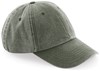 Beechfield CB655 Low Profile Vintage Cap - Vintage Olive - One Size afbeelding
