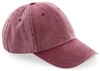Beechfield CB655 Low Profile Vintage Cap - Vintage Red - One Size afbeelding