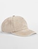 Beechfield CB657 Relaxed 5 Panel Vintage Cap - Vintage Stone - One Size afbeelding