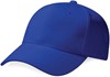 Beechfield CB65 Pro-Style Heavy Brushed Cotton Cap - Bright Royal - One Size afbeelding