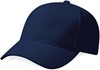 Beechfield CB65 Pro-Style Heavy Brushed Cotton Cap - French Navy - One Size afbeelding
