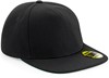 Beechfield CB660 Original Flat Peak Snapback Cap - Black/Black/Black - One Size afbeelding