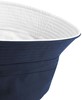 Beechfield CB686 Reversible Bucket Hat - French Navy/White - S/M afbeelding