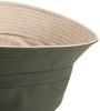 Beechfield CB686 Reversible Bucket Hat - Olive Green/Stone - S/M afbeelding