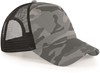 Beechfield CB694 Camo Snapback Trucker - Arctic Camo/Black - One Size afbeelding