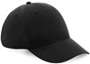 Beechfield CB70 Recycled Pro-Style Cap - Black - One Size afbeelding
