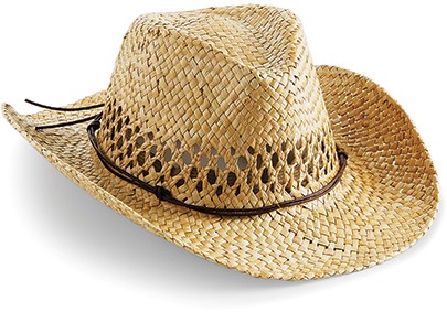 Beechfield CB735 Straw Cowboy Hat