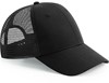 Beechfield CB75R Recycled Urbanwear 6 Panel Snapback Trucker - Black - One Size afbeelding