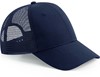 Beechfield CB75R Recycled Urbanwear 6 Panel Snapback Trucker - French Navy - One Size afbeelding