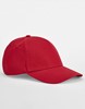 Beechfield CB825 EarthAware® Classic Organic Cotton 5 Panel Cap - Classic Red - One Size afbeelding