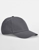 Beechfield CB825 EarthAware® Classic Organic Cotton 5 Panel Cap - Graphite Grey - One Size afbeelding