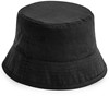 Beechfield CB90N Organic Cotton Bucket Hat - Black - L/XL afbeelding