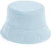 Beechfield CB90NB Junior Organic Cotton Bucket Hat - Powder Blue - M/L (7-12 Jahre) afbeelding