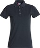 SALE! Clique 028241 Stretch Premium Dames Polo - Antraciet Melange - Maat S/36 afbeelding