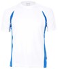 Cona Sports CN110 Racer Tech Tee - White/Royal Blue - S afbeelding