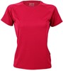 Cona Sports CN130 Ladies´ Rainbow Tech Tee - Bordeaux Red - XL afbeelding