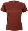 Cona Sports CN130 Ladies´ Rainbow Tech Tee - Choco - L afbeelding