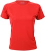 Cona Sports CN130 Ladies´ Rainbow Tech Tee - Lobster Red - S afbeelding