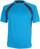 Cona Sports CN140 Pace Tech Tee - Azure Blue/Anthracite - XXL afbeelding