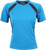 Cona Sports CN150 Ladies´ Pace Tech Tee - Azure Blue/Anthracite - S afbeelding