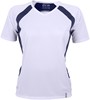Cona Sports CN150 Ladies´ Pace Tech Tee - White/Navy - L afbeelding
