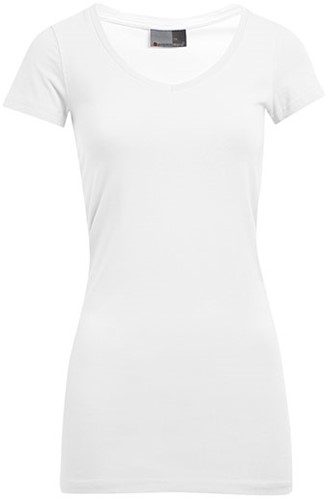 Promodoro E3087 Women´s Slim Fit V-Neck-T Long