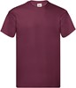 Fruit Of The Loom F110 Original T - Burgundy - L afbeelding