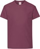 Fruit Of The Loom F110K Kids´ Original T - Burgundy - 128 afbeelding