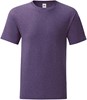 Fruit Of The Loom F130 Iconic T - Heather Purple - XXL afbeelding