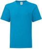 Fruit Of The Loom F130K Kids´ Iconic T - Azure Blue - 104 afbeelding
