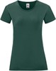 Fruit Of The Loom F131 Ladies´ Iconic T - Forest Green - XS afbeelding