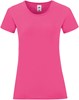 Fruit Of The Loom F131 Ladies´ Iconic T - Fuchsia - L afbeelding